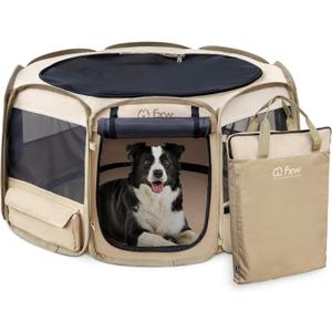FXW Gotent Dog Playpen Designed for Indoor/Outdoor/Travel Use, Suitable for Puppy and Small Dogs, Portable & Foldable, 45 inch│Patent Pending