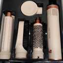 5 in 1 Hair Styler Curler & Air Dryer Brush, Low-Speed Negative Ionic Air Styler Drying, Multi Hair Styler, Professional Blow Dryer Brush for Curling Volumizing Straightening Styling (Pink)