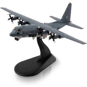 HANGHANG 1/200 AC-130U Fighter Jet Model Metal Aircraft Model Military Airplane Model Diecast Plane Model for Collection or Displays