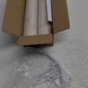 Lamp Shades Set of 2, Drum Lamp Shades for Table Lamps 11.6" Top x 12.6" Bottom x 9.8" High (Spider Fitter), Natural Linen Medium Lampshades for Floor Lamps Bedside Lamps, Beige