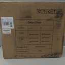 Office Chair, Ergonomic Desk Chairs 330LBS Capacity High Back Mesh Computer Chair with Flip-up Armrests, Comfy Work Chair with Adjustable Lumbar Support, Rolling Chair (25 inches x 20.5 inches x 40 inches, Black)