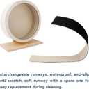 15in Large Hamster Silent Exercise Wheel Wooden Chinchilla Wheel with Removable Washable Track, Quiet Wheel for Hedgehog,Rat,Syrian Hamster15in