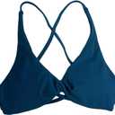 Front Twist Padded Cross Strap Sports Bra Sexy Back Fitness Sleeveless Short Top Yoga Sports Bra Size S