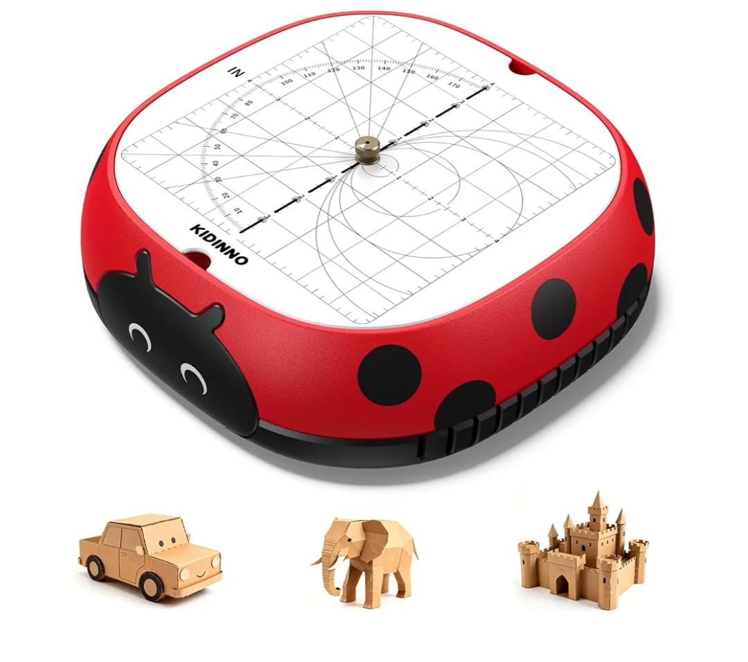 Safe Power Cardboard Cutter for Kids, STEM + STEAM Educational Toy for Boys and Girls Ages 5+, Upcycled Tool for DIY Cardboard Projects, Engineering & Creativity