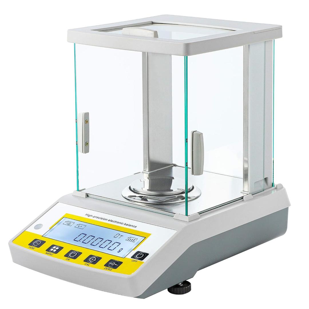 CGOLDENWALL Precision Scale 0.1mg Analytical Balance 0.0001g Digital Scale Lab Balance Electronic Balance for Laboratories (220g, 0.1mg)