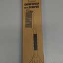 17" Snow Brush & Ice Scraper for Car Windshield | Heavy-Duty Snow Removal Tool | Small Snow Brush with Ergonomic Foam Grip | Essential Car Winter Accessory | Efficient Snow Clearing Brush (Orange)