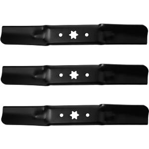 (3PCS) 942-05056A Lawn Mower Medium Lift Blades 54" Cut - Replaces OEM 942-05056 742-05056 742-05056A - Fits MTD Cub Cadet RZT-L54 XT1 XT2 Troy-Bilt Mustang 54 XP Mower