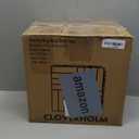 10 PCs Interlocking Deck Tiles, 12x12x0.75 inches Waterproof Wood Patio Floor Tiles for Indoor and Outdoor, Easy Snap Flooring, Balcony, Backyard, Square Joints, Teak