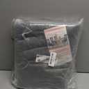 Soft Leather Chair Covers for Dining Chairs set of 6, Stretch Waterproof Dining Chair Covers Protector Oilproof and Scratch-Proof Parson Chairs Cover Modern Style for Kitchen Room(Black, 6Pcs)