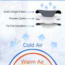 Outdoor Faucet Covers for Winter Freeze Protection, POROLIR Large 20" H x 10" W Thicker Insulation Long Faucet Sock for Outdoor Faucets & Yard Hydrant Hose Bib Insulated Spigot Covers Khaki