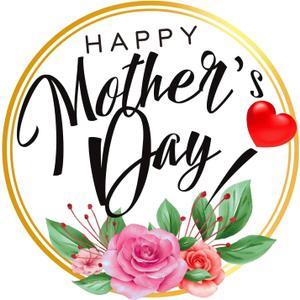 3 x 72PCS Happy Mother's Day Labels Stickers - 1.5" Floral Mothers Day Gift Tags Waterproof Mother's Day Label Stickers for Envelope Seals Gift Wrap Boxes Cards Party Favor Decorations