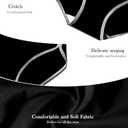 CAILECOTTON Womens Underwear Cotton High Waisted Underwear for women Brief Soft Stretch Breathable Everyday Hipster 5ps (XXXL)