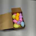 JOYIN 24 Pcs Easter Prefilled Eggs with Mochi Squishy Toys, Animal Stress Reliever Squishy Toy for Easter Theme Egg Hunt, Kids Party Favor, Basket Stuffers Filler, Classroom Prize Supplies