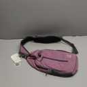 WATERFLY Crossbody Sling Backpack Sling Bag Travel Hiking Chest Bag Daypack (Purple)
