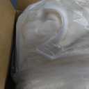 Extra Soft Body Pillow Cover, Sherpa/Microplush Material, 20x54 Inches, Zipper Closure (Cream)