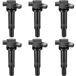 BDFHYK Ignition Coils Pack Compatible with Hyundai Kia 2007 2008 2009 2010 Santa Fe Rondo Magentis Optima l4 V6 2.4L 2.7L Coil for UF558 C1567 SKIC168 C782 5C1624 GN10441 21A0103 GN10569 Set of 6