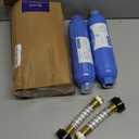 RV Inline Water Filter With Flexible Hose Protector,Dedicated For Rvs And Marines,2 Pack Drinking,Washing Filter,Reduces Lead,Fluoride,Chlorine,Bad Tast,Odor