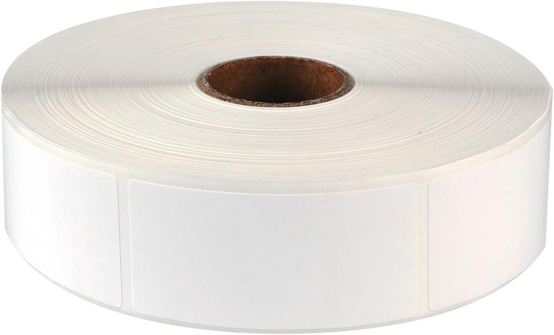 1000 Pcs Blank Removable Freezer Labels Water Oil Resistant for Food Containers Jars Pantry Organization (Each Measures 1 x 2)
