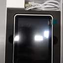 Professional Indoor Air Quality Monitor with AQI Alarms, Portable Real-Time Detector for Home Cars Plants and Pets (Cold White)