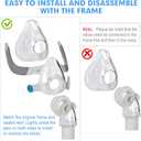Full-Face Mask Cushion Replacement for AirFit F20 CPAP Users, WendyCare Supplied Medium Size (1)