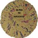 55 PCS Gold Cards Packs Vmax V EX GX Rare Golden Cards Deck Box Gold Foil Card for Fans/Kids/Collectors Gifts (No Duplicates)