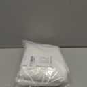 NICETOWN White Linen Sheer Curtains and Drapes 84 inches Long, Rod Pocket & Back Tab semitransparent with Light Through Vertical Window Treatments for Sliding Glass Door & Living Room, 52"W, Set of 2