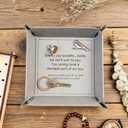 Personalized Leather Catchall Gift for Dad - Empty Your Pockets Daddy - Custom Valet Tray for Dad for New Dad - Christmas Birthday Gifts for Dad