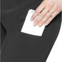 Med Couture Maternity Jogger Scrub Pants for Women, High Rise Waist, 4 Pockets with Soft Knit Waistband - MC029