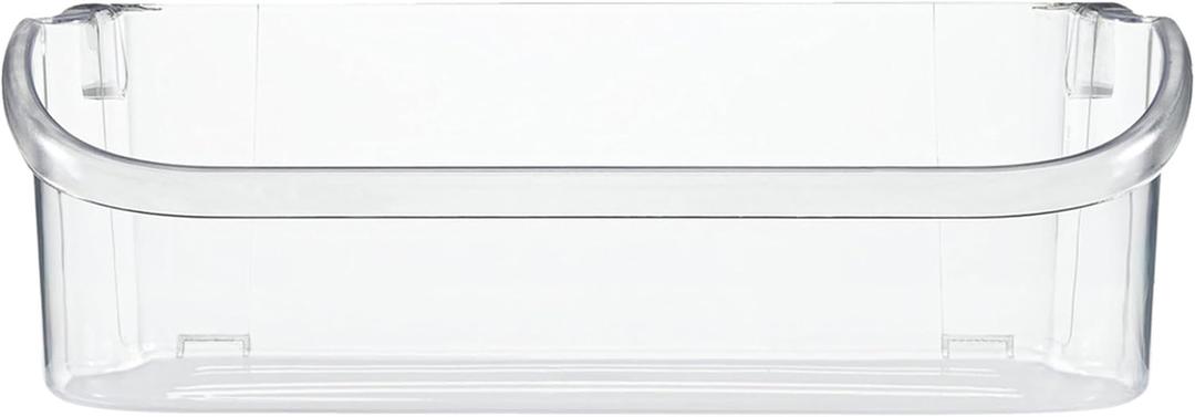 Smart Choice 240356402 Top Shelf Refrigerator Door Bin - Clear, Impact Resistant Freezer Replacement Compatible with Frigidaire 240356407 240356408, Fits Select Frigidaire & Kenmore Models