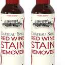 Chateau Spill Red Wine Stain Remover - 4oz 2 Pack Spray Cleaners for Clothes, Tablecloth, Carpet, Upholstery and Laundry - from the makers of Miss Mouth's Messy Eater Stain Treater (4 Fl Oz (Pack of 2))