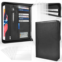 Business Portfolio with Zipper 3 Ring Binder Organizer