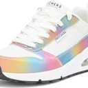 Skechers Women's Uno-Opalescent Sneaker (11, White/Multi)