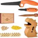Cardboard Construction Tool Kit 163 Pieces-Educational Toys for at-Home Play + Classroom Learning | Reusable Cardboard Tools for Kids