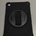 ZtotopCases for Samsung Galaxy Tab A11+ Plus/A9+ 11-Inch 2025/2023, Shockproof Hard Duty Case with Screen Protector+360 Rotating Hand Strap&Stand+Shoulder Strap for Tab A11+/A9 Plus Tablet, Black