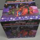 ATDAWN Set of 3 Lighted Gift Boxes Christmas Decorations, Red Green and Blue Present Boxes, Christmas Home Gift Box Dcor