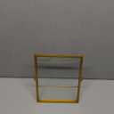 5x7 Floating Picture Frame, Gold Photo Frame, Metal Pressed Flowers Desk Picture Frame with Glass for Multiple Photo Sizes (4x6, 5x7, 6x8) Great for Photos, Gift, Pictures, Wedding, Portraits