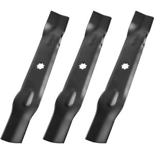 GX21784 High Lift Blades for 48" Deck, GY20852 Mower Blades Compatible with John Dee re D140 D150 D160 Z245 Z255 Z355E Z355, Replaces GX21785, AM137757, AM141035, 3 Pack