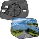 Passenger Side Mirror Replacement for Ford Escape 2008 2009 2010 2011 2012 - Right Side Mirror Glass, Rear View Mirrors Glass with Power Heated