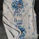 Breling Set of 6 Winter Kitchen Towel Hello Winter Dish Towel Let It Snow Bathroom Decorative Snowflake Snowman Dishcloth for Kitchen Bathroom Home Cooking Housewarming Gift, 14 x 21 Inch