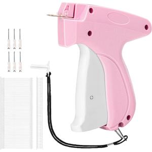 WILFOX Stitch Gun for Clothing, 2 in 1 Stitch Tagging Gun & Retail Price Tag Attacher Gun for Clothes with 6 Needles,1000pcs 0.2" & 1000pcs 2" Barbs
