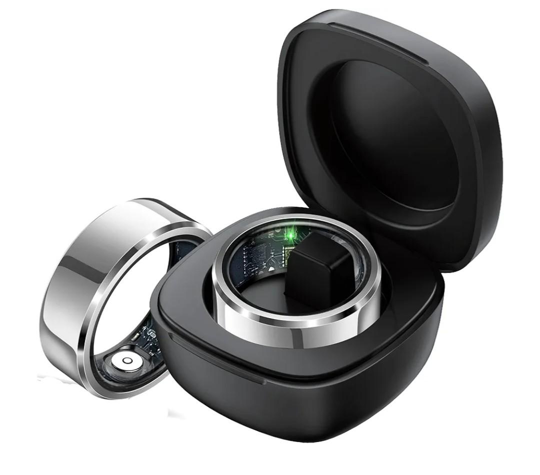 Smart Ring Fitness Rings for Men Women, Fitness Tracker Heart Rate Blood Pressure Ring Sleep Tracker Calories Step Counter, Waterproof Health Smart Rings for Android iOS Phones