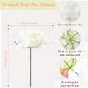 200 Pcs White Artificial Hydrangea Flowers Bulk,