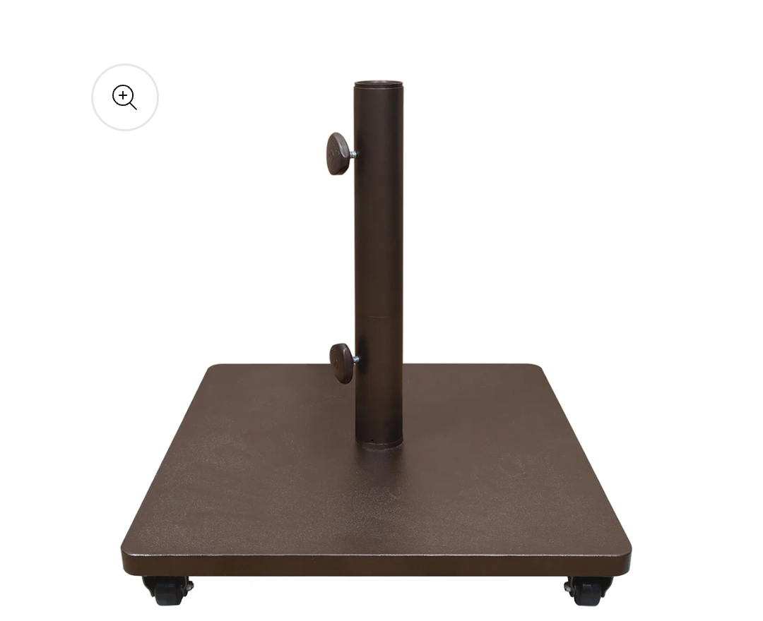 Treasure Garden120lb Steel Umbrella Base W/Casters