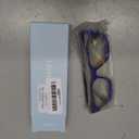 livho Oversized Blue Light Blocking Glasses for Women - Blue Orange, Chunky
