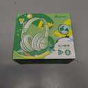 iClever Kids Headphones for School Travel, Safe Volume Limited, HD Mic Stereo Sound Over-Ear Girls Boys Headphones for Kid, FunShare Foldable 3.5mm Wired for iPad Computer, HS19