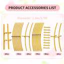 Large Double Round Gold Metal Balloon Arch kit Decoration for Wedding Birthday Party Graduation Decorations and Baby Shower Photo Background Dia in 1.8M