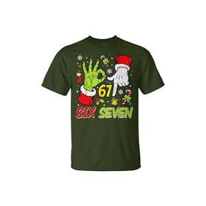 Christmas Six Seven 67 Funny Meme 6 7 Xmas Women Men Kids TShirt, Medium