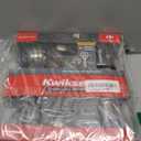 Kwikset 991 Tustin Entry Lever and Single Cylinder Deadbolt Combo Pack featuring SmartKey in Satin Nickel, Model Number: 99910-040