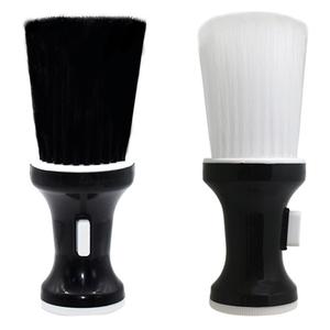 2pcs Barber Neck Hair Duster Brush, Body Powder Brush Barber Accessories Hair Cutting Accessories Mini Duster Brush neck duster brush for hair cutting for Barber Powder Fiber Hair Supplies (16.50X5.00X5.00CM, White)