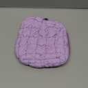 E-Tree Cute Makeup Bag,Quilted Cosmetic Bag for Women,Make up Pouch for Purse,Toiletry Zipper Pouch,Checkered Bag,Travel Case,Storage Pouches for Organization (Purple) (7.5 x 5.5 x 3.5)